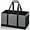 Grey, variant on AllWays Plaza Extra Large Foldable Grocery Tote Bag With Handles for Storage, Picnics, Beach, Pool, Laundry - Reusable Shopping Bag (Grey)