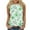 Green, variant on Cilsoka Women Summer Tops Sleeveless Tank Floral Casual Cute Loose Fit Cute T-Shirt Tunic ,Fashion Tops for Women