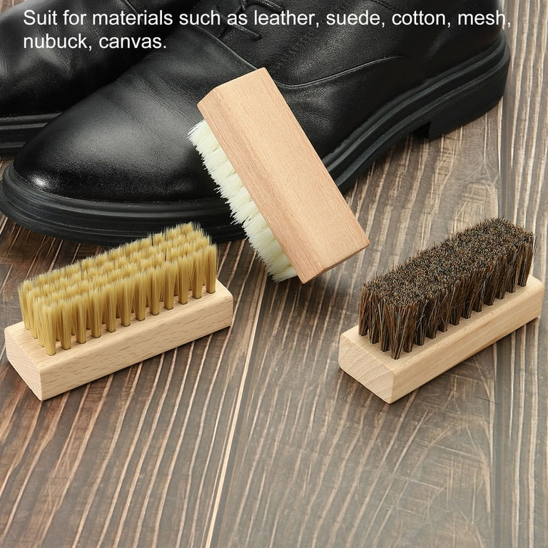 Unique Bargains Canvas Sneakers Handheld Shoes Cleaning Scrub