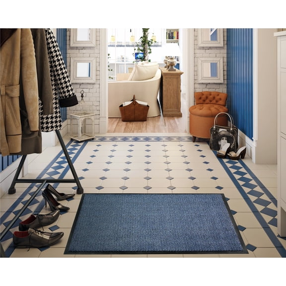 Doortex® Advantagemat® Blue Door Mat - 24" x 36"