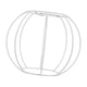 thumbnail image 1 of Marco de pantalla de lámpara, marco de pantalla de lámpara, decoración del hogar, accesorio elegante, protector de bombilla, soporte de pantalla,, 1 of 8