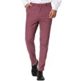 thumbnail image 1 of Pantalones de vestir a rayas Lars Amadeus para hombre ajustados formales de negocios para baile de graduación borgo?a XXL, 1 of 6