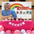thumbnail image 4 of Reading Rainbow Backdrop Banner Party Supplies Poster Movie Theme Background for Photography Birthday Decorations, 4 of 5