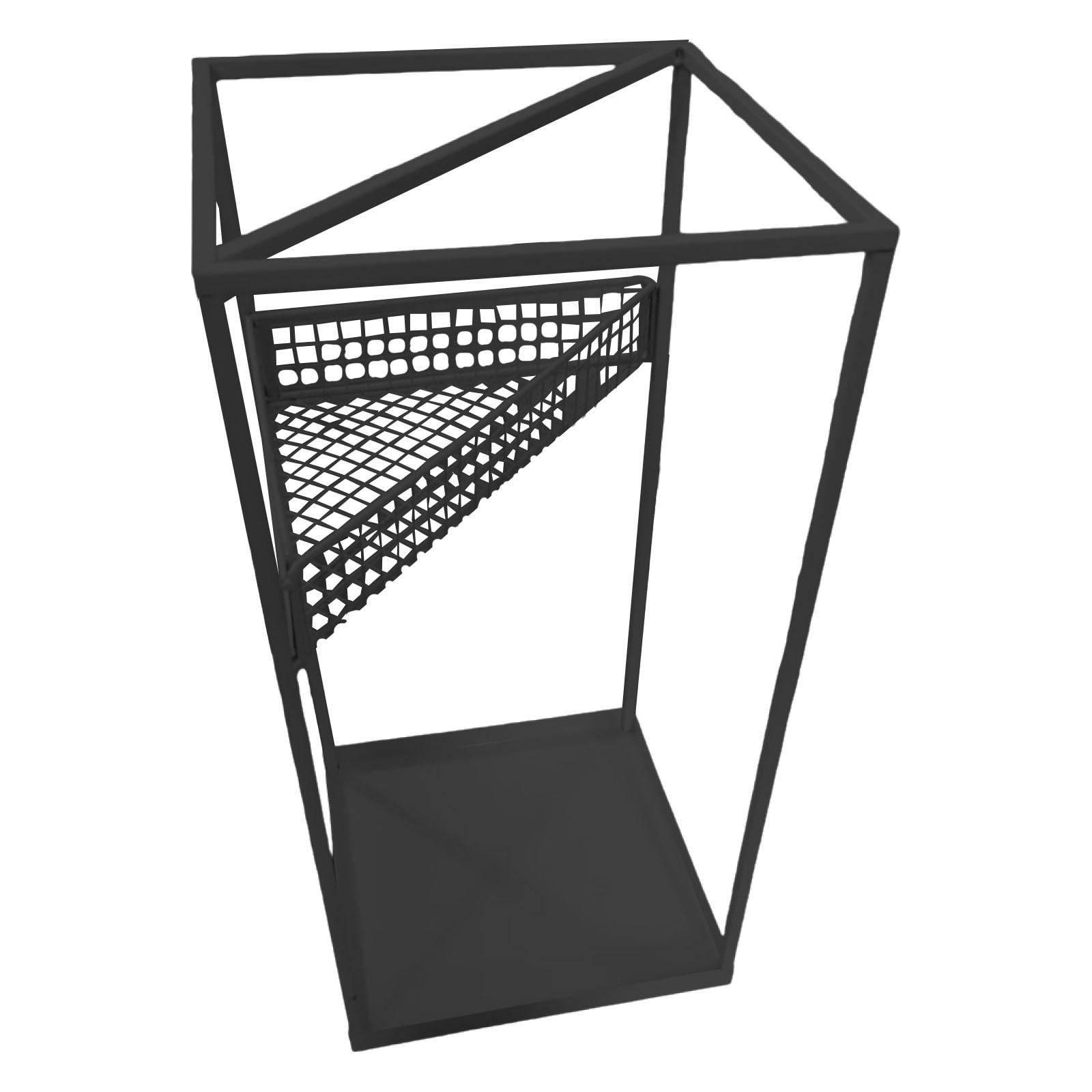 Fiocias Umbrella Stand Barrel Large Capacity Modern Organizer Decor Umbrella Holder Rack Black