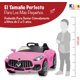 thumbnail image 4 of Kids House Carro Montable para Niños Dash, con Luz, Música USB MP3, Educación Temprana, Batería Dual 6V, Diseño Compacto y Seguro, Ideal para Aprender Jugando (Rosa), 4 of 9
