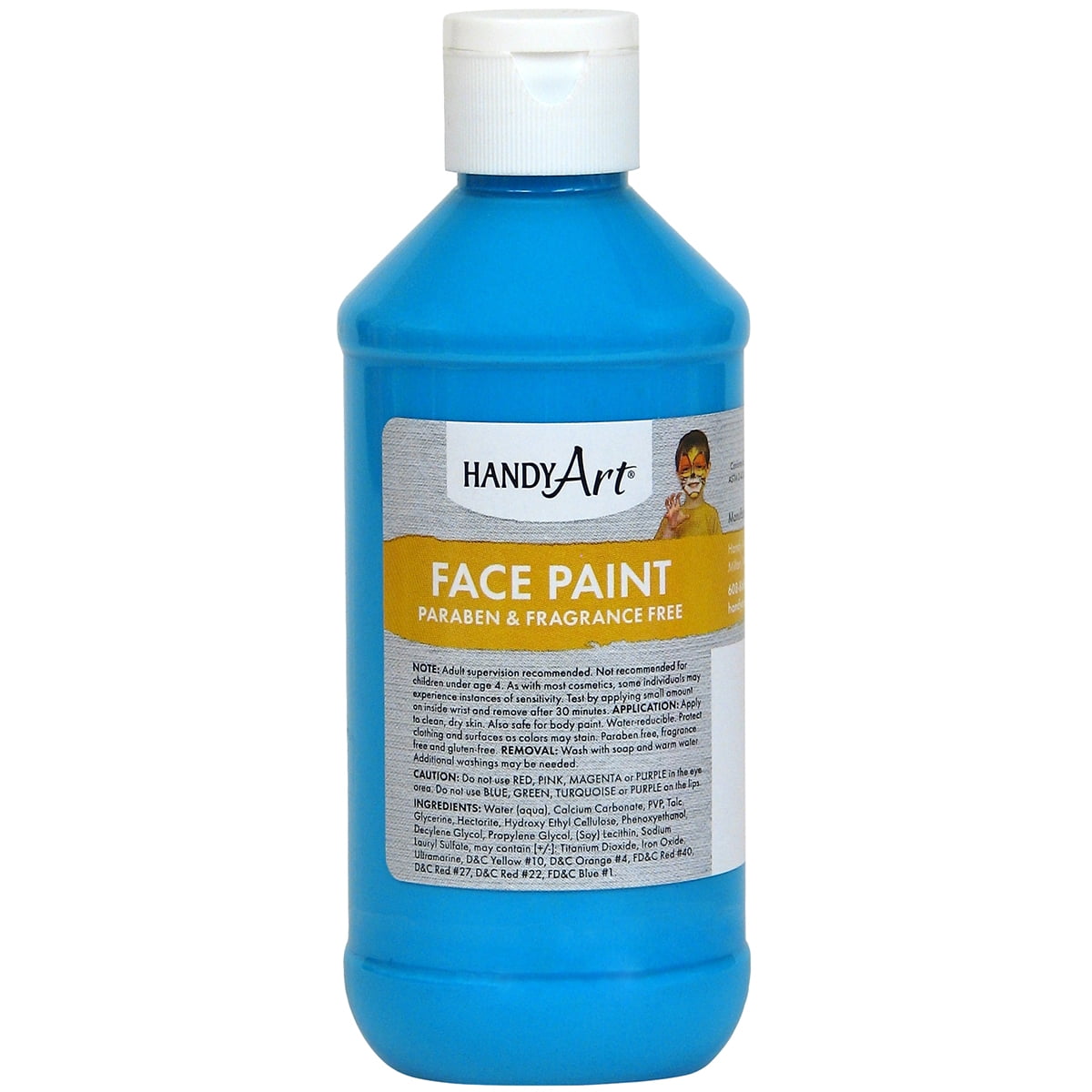 Handy Art Face Paint 8ozTurquoise