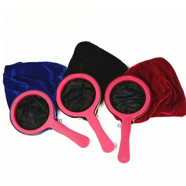 Bolsa de cambio de accesorios mágicos para hacer que aparezca o desaparezca para trucos de magia Principiantes divertidos Juegos de accesorios mágicos Bolsa de cambio de gusano mágico Tirar