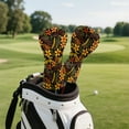 thumbnail image 3 of Yuyamidu Orange Polynesia Golf Club Cover Fit Well for Driver or Fairway Wood Golf Club, Hibiscus Golf Headcover Stylish Protection for Your Clubs for Women, 3 of 7