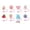 A, variant on Bwiyojiz Home Decoration Other Count 8pcs Straw Cover 10mm Reusable Cute Drinking Topper Accessories Portable Protector Plugs Decorations Gifts for Party, Gifts for Sister, Multicolor
