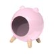 thumbnail image 4 of Casa para hámsteres, nido para dormir, jaula para animales, encantadora cueva para animales pequeños, refugio para mascotas, cueva para ratones, Rosa, 4 of 9