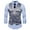 Gray, variant on Yaoyar Vests For Men Autumn And Winter Party Brocade Casual Vest Jacket With Winter Fashion Personality Vest Jacket Casual Print Double Breasted Blazer Jacket Blue M
