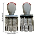 thumbnail image 5 of Date Stamp 4mm Font Spanish Date Stamp French Date Stamp Rotating Stamp Office Business Stamp for Document File Marking, 5 of 8