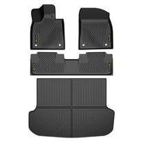 TPE Floor Mats Cargo Liner All Weather Black Fit For 2023-2025 Lexus RX350/RX350h/RX500h