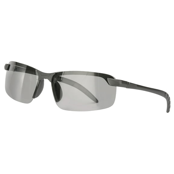 Sport Sunglasses Cycling Polarized Sun Glasses for Mountain Bike Driving Fishing Running, Gun Gray/Clear Gray