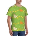 thumbnail image 2 of Bixox Men's Funny Chicken Printed Short Sleeve Skinny Athletic T-Shirt, 2 of 6