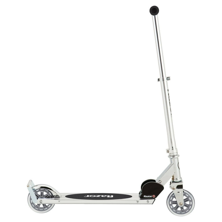 Razor A3 Scooter レイザーA3スクーター ?Lightweight Kick Scooter for Kids 子供用キックスクーター Clear Razor A3 Silver Kick Scooter for Children 5+ and up - Larger