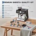 thumbnail image 4 of EastVita Stainless Steel Espresso Machine With Grinder And 20 Bar Pressure 2.8 Litre Removable Water Tank Latte/Cappuccino Milk Frother And Steam Wand, 4 of 7