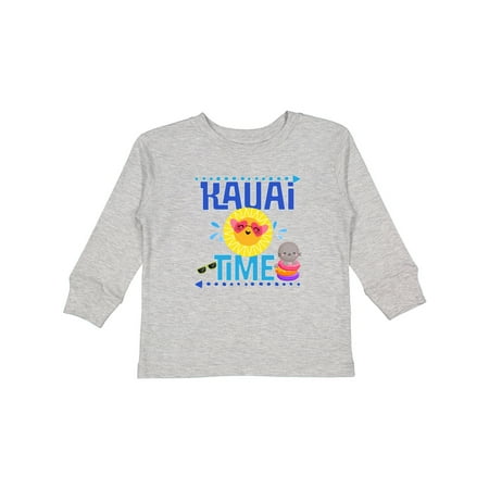 

Inktastic Kauai Time Hawaii Vacation Gift Toddler Toddler Girl Long Sleeve T-Shirt