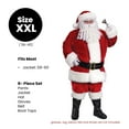 thumbnail image 4 of Fun World Red and White Santa Claus Body Skin Suit Men Adult Christmas Costume - One Size, 4 of 5