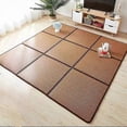 thumbnail image 1 of Rattan Mat Summer Japanese Tatami Rugs And Carpets For Home Living Room Folding Mat Bedroom Rug Stitching Rattan Crawl Carpet, 1 of 4