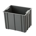 thumbnail image 5 of Industrial Storage Box Heavy Duty Storage Bin for Organizing Portable Car Trunk Organizer Storage Container for Closet Garage Gray 19x13x15cm, 5 of 7
