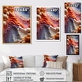 thumbnail image 4 of Designart "Desert Tapestry composition II" Abstract Floater Framed Canvas Print, 4 of 7