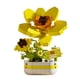 thumbnail image 5 of Ramo de bonsái en miniatura, Rosa romántica, girasol, juguete de modelo en maceta, regalo de cumpleaños para niños, 5 of 5