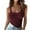 Wine, variant on LADIGASU Summer Tank Tops for Womens Solid Tank Sleeveless U-Neck Base Shirt Summer Casual Workout Tees Top