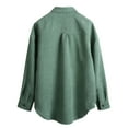 thumbnail image 6 of SSLR Womens Corduroy Shacket Jacket Shirt Oversized Button Down Shirts Long Sleeve Casual Tops, 6 of 8