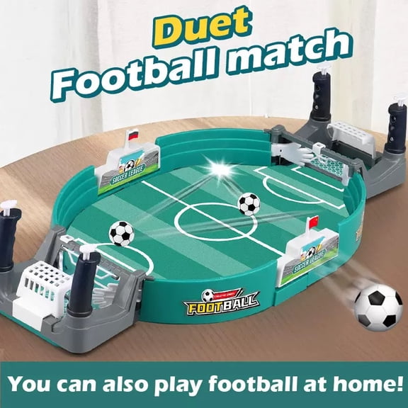 Unbranded Football Table Interactive Game Mini Tabletop Soccer Pinball Game 2 Player for Kids and Adults 1 Pack