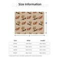thumbnail image 5 of Yiaed Squirrel nut backgrounds Print Blanket Throw Blanket Soft Cozy Flannel Blanket for Home Bed Sofa Couch Chair-40"x30", 5 of 6