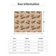 thumbnail image 5 of Balery Squirrel nut backgrounds Manta de Franela con Dibujo, Lujo Ultra Suave y Cálido, Antipelusa y Resistente a las Arrugas para Cama, Sofá, Camping -60"x50", 5 of 6