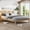Natural + Bamboo + Full, variant on Full Platform Bed with ''X'' Design Headboard, Bamboo-made Bed Frame Full Size with Suppport Slats, Mid-century Style, Natural