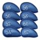 thumbnail image 2 of Funda protectora para cabezas de hierro de golf, 8 unidades, ligera, para exteriores Azul, 2 of 9