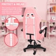 thumbnail image 7 of [US IN STOCK] Gaming Chair Pink Bunny Ergonomic Gamer Chair with Lumbar Support PU Leather High Back Racing Computer Chairs, 7 of 7