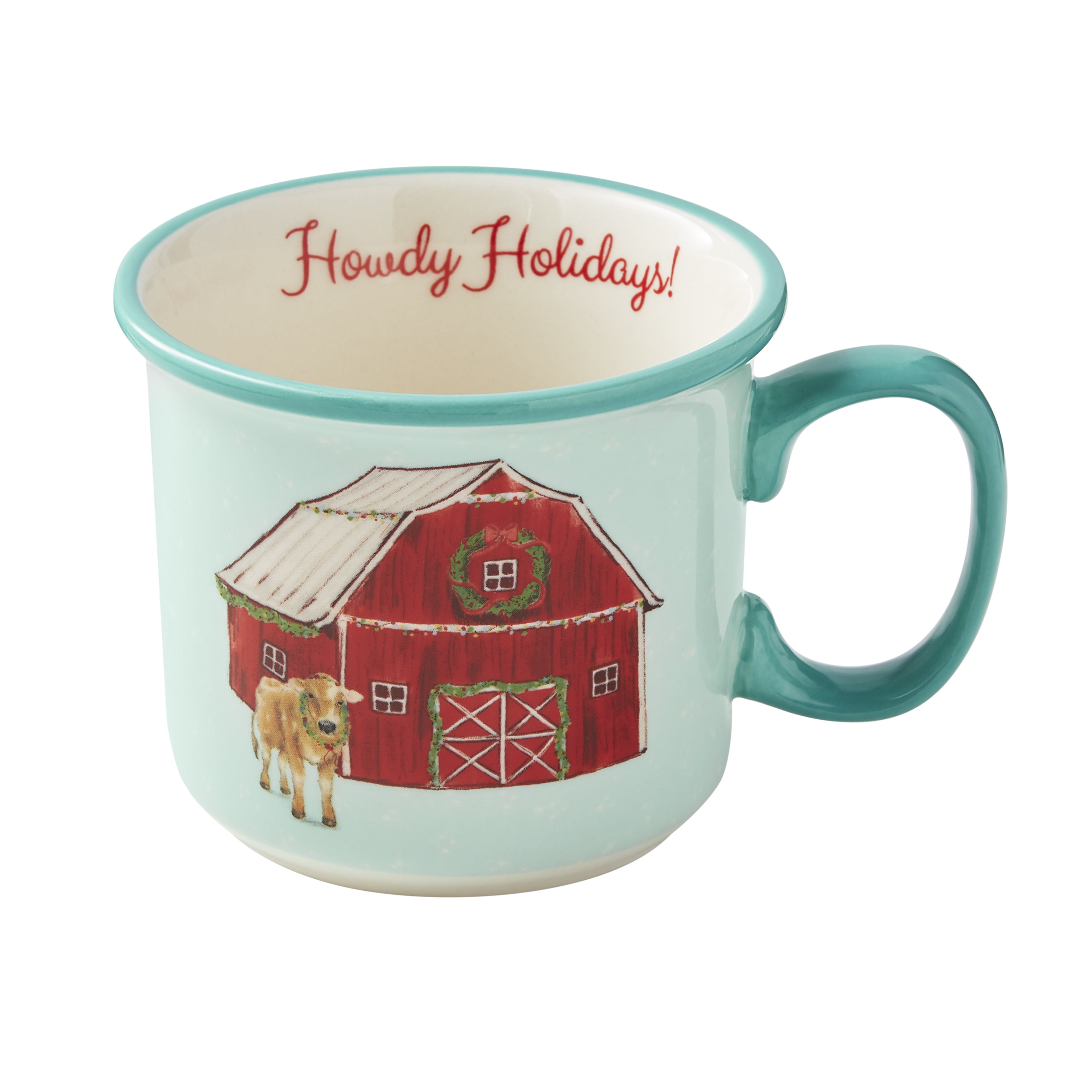 The Pioneer Woman Holiday Medley 16-ounce Camper Mugs, Set of 4 