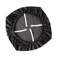 thumbnail image 1 of Funda elástica para silla de oficina, funda para silla giratoria, funda de cojín para silla de ceremonia Negro, 1 of 9