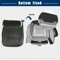 thumbnail image 5 of Black Faux Leather Front Seat Bottom Cover Seat Cover Protector Replacement for Dodge for Ram 2006-2009, 5 of 6