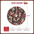 thumbnail image 2 of Sikiie Many Kind Of Flowers Christmas Tree Skirt, Christmas Tree Decorations, Christmas Decor, Tree Mat Decoration(30-48IN)-30", 2 of 6