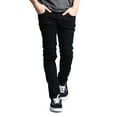 thumbnail image 5 of Men's Skinny Fit Stretch Raw Denim Jeans, Up To 42W, 5 of 5