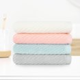 thumbnail image 7 of PiccoCasa 2 Pack 100% Cotton Ribbed Hand Towels 13" x 29" Quick Dry Pearl White, 7 of 7