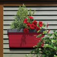 thumbnail image 5 of Balcony Planters Over Railing \u SelfWatering Hanging Planter Outdoor with Adjustable Straps \u Railing Planter Boxes for Flowers Herbs Vegetables \u Tool, 5 of 5