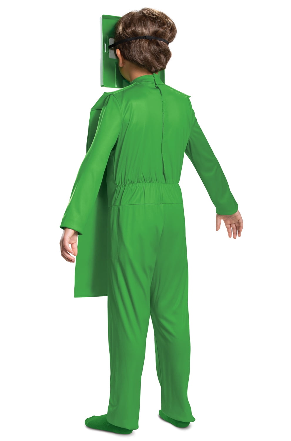  Creeper Classic Minecraft Costume, Green, Small (4-6