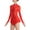 Red, variant on Doomiva Figure Skating Dress for Women Rhinestone Mesh Long Sleeves Ballet Dance Leotard Dress Red S