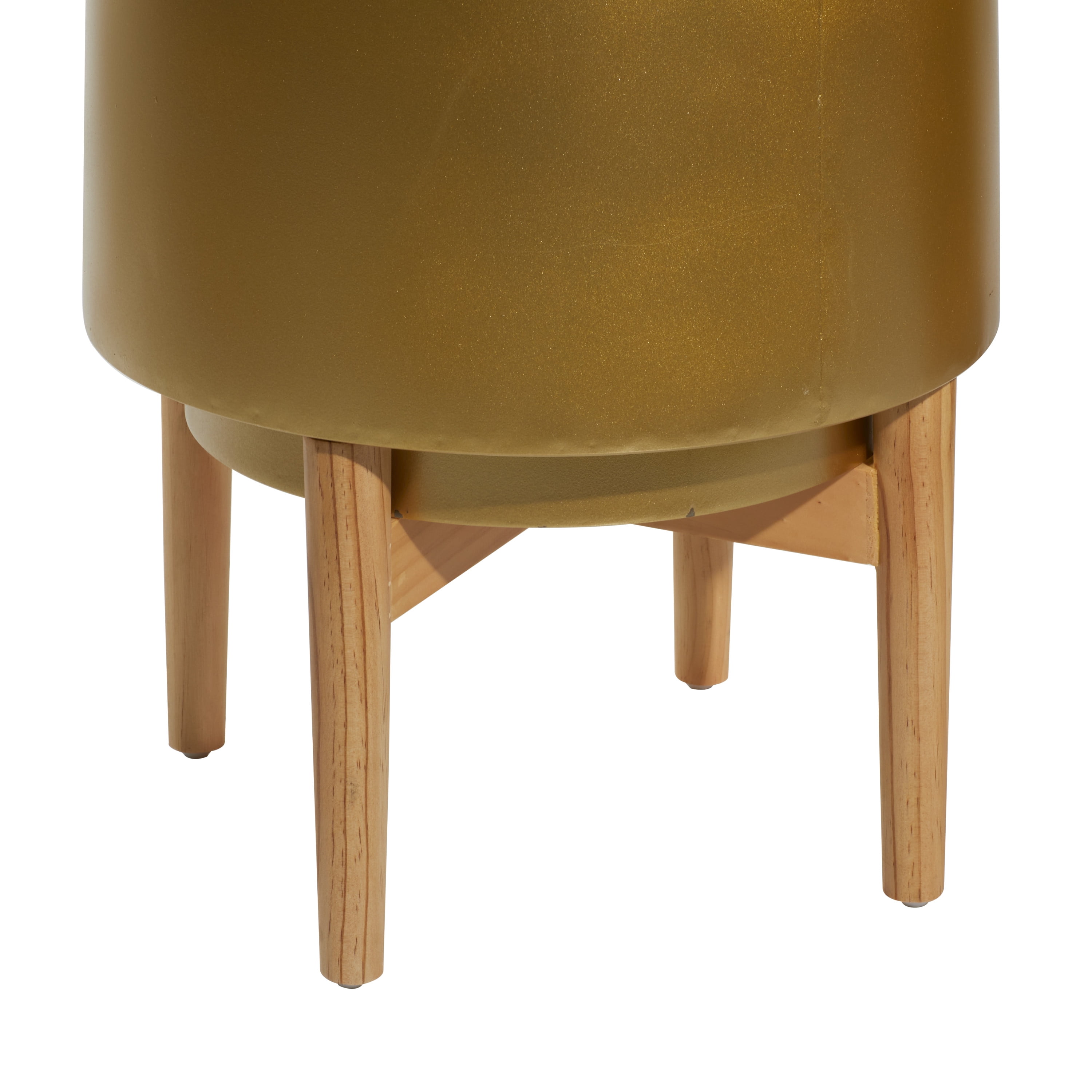CosmoLiving by Cosmopolitan Gold Metal Planter (2 Count)
