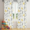 thumbnail image 5 of Blackout Kids Curtains,Multicolor Christmas Pattern Childrens Insulated Curtains Set Of 2,Bedroom Essentials,Toddler Room Decor 42"x84", 5 of 5