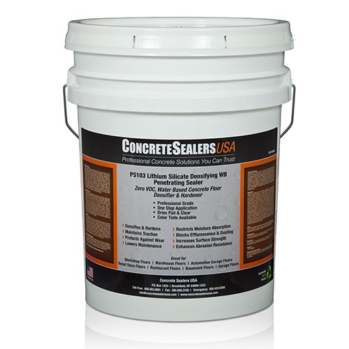PS103 Lithium Silicate Densifying WB Sealer (5 gal