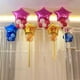 thumbnail image 5 of Piezas de globo de papel de aluminio estrellas con cortina de papel de oropel metálico Conjunto Shower Party Photo Prop Soledad none, 5 of 10
