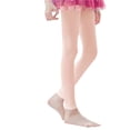 thumbnail image 4 of CPNG Girls Thin Cropped Leggings High Waisted Compression Pants Stretch Active Dance Yoga Tights for Kids Teen Workout Running(Pink,3-6 Years), 4 of 7