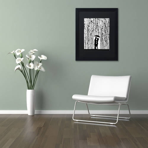 Trademark Fine Art 'Film Noir' Canvas Art by Marc Allante, Black Matte, Black Frame